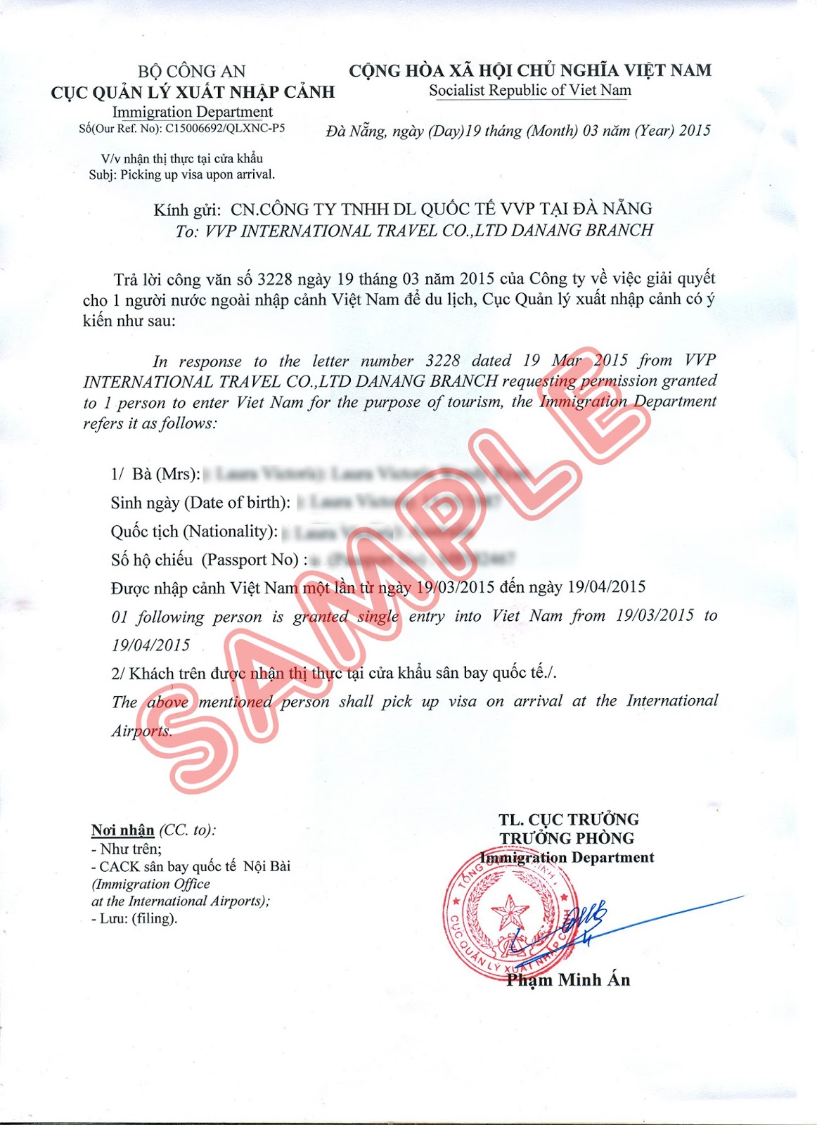 What Is The Approval Letter For Vietnam Visa And How 2096